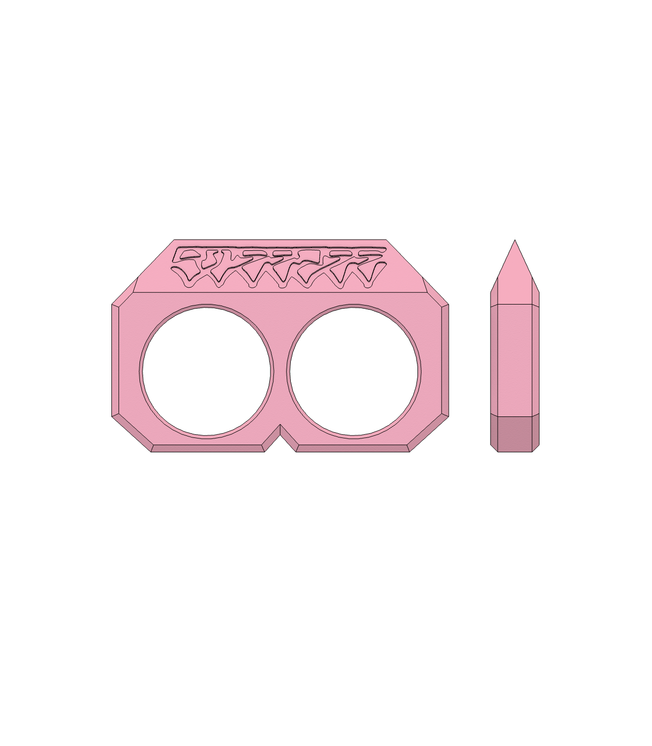 Two-Finger Squeegee - Pink