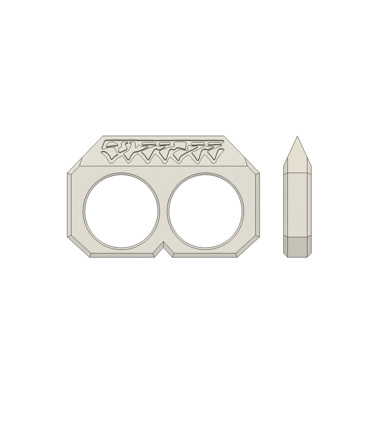 Two-Finger Squeegee - Clear