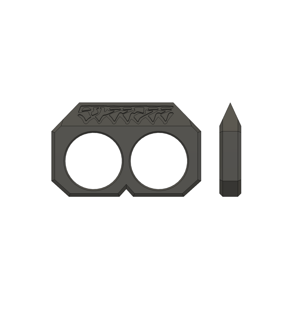 Two-Finger Squeegee - Black